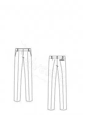 Classic Trousers Sewing Pattern K-5010 