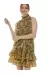 Çift Katlı Fırfırlı Mini Elbise Dikiş Kalıbı PDF